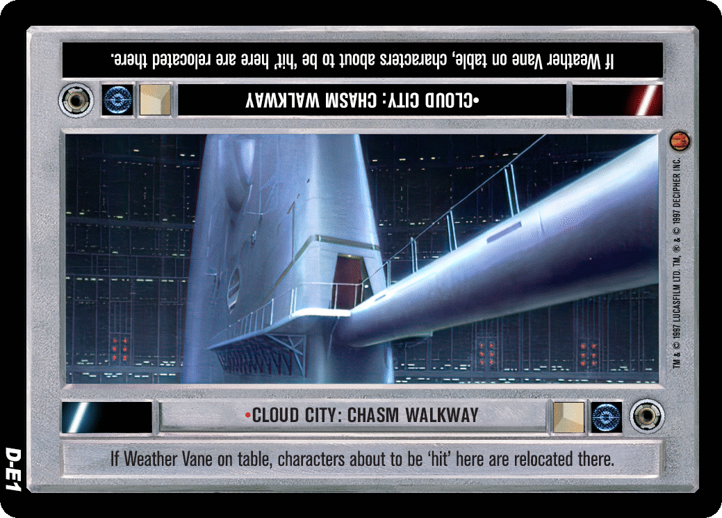 Cloud City: Chasm Walkway