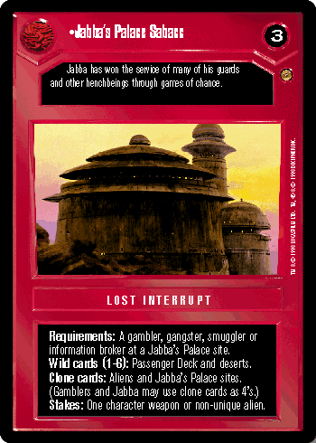 Jabba's Palace Sabacc