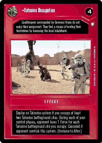 Tatooine Occupation