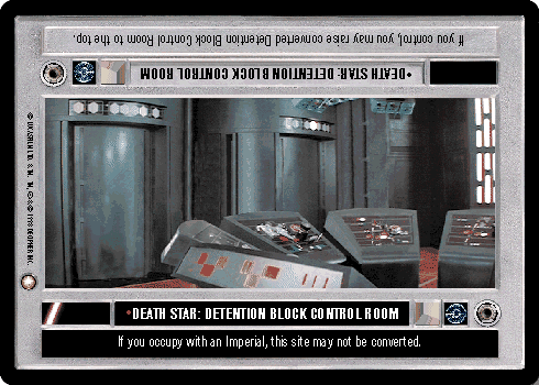 Death Star: Detention Block Control Room