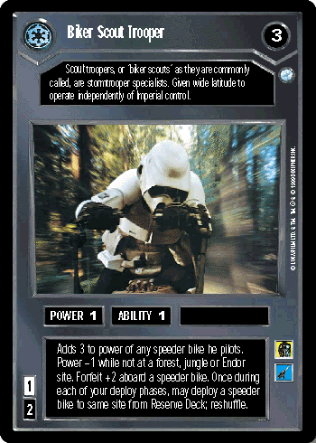 Biker Scout Trooper FOIL