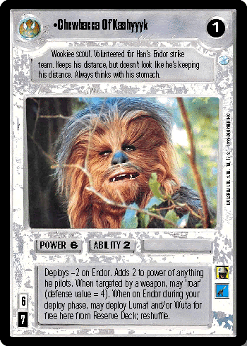 Chewbacca Of Kashyyyk FOIL