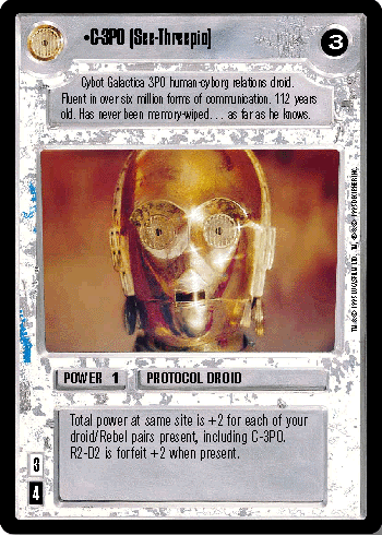 C-3PO (See-Threepio)