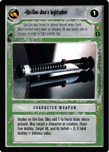 Qui-Gon Jinn's Lightsaber