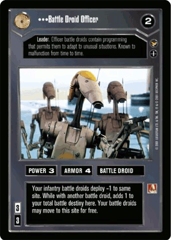 Battle Droid Officer