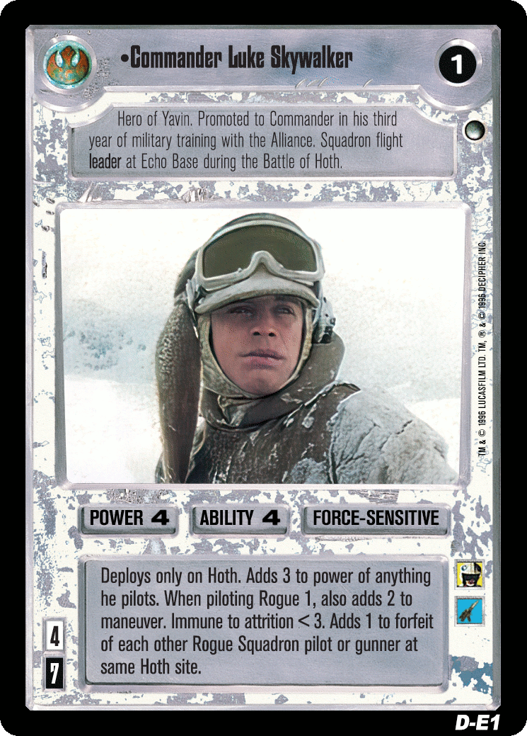 Commander Luke Skywalker