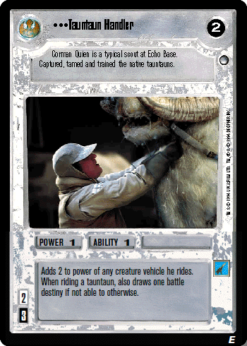 Tauntaun Handler