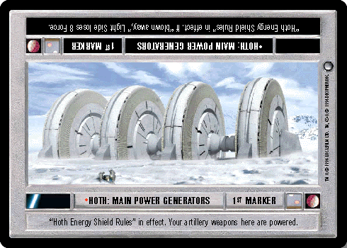 Hoth: Main Power Generators (1st Marker)