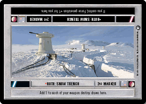 Hoth: Snow Trench (2nd Marker)