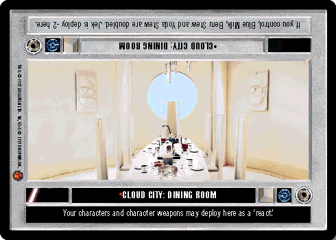 Cloud City: Dining Room